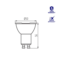 LED IQ-LED EX GU10 4,7W NW