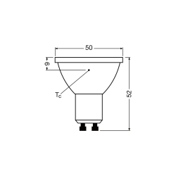 LEDVANCE PAR16 DIM 3536 3,4W/930 GU10