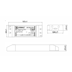 zasilacz led PFV-60-24-B