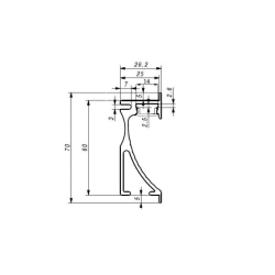 profil LED ALU WALL 2m